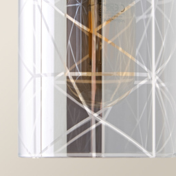 ValueLights Elsie Smoked Glass Small Shade - Size: 15 x 10 x 10cm - Grey - Wilko - thumbnail 5