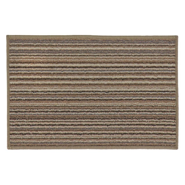 JVL Arona Beige Indoor Machine Washable Doormat 40 x 60cm - JVL Homewares - Wilko - image 1