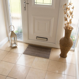JVL Arona Beige Indoor Machine Washable Doormat 40 x 60cm - JVL Homewares - Wilko - thumbnail 3