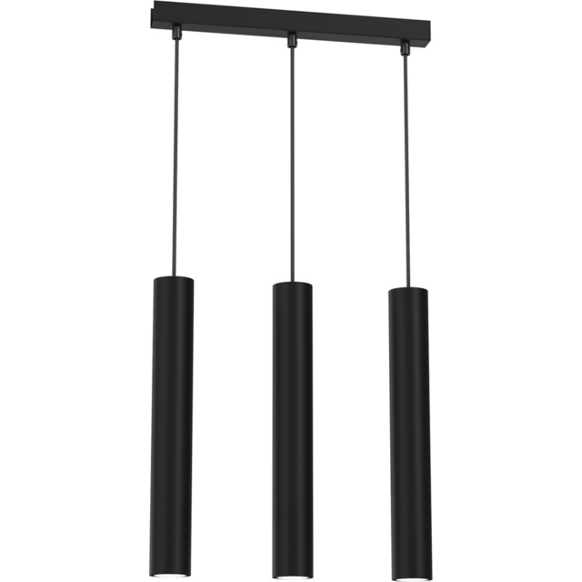 Milagro Hudson Black 3 Pendant Lamp 230V - Size: 5 x 60 x 90cm - Wilko - image 1