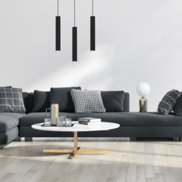Milagro Hudson Black 3 Pendant Lamp 230V - Size: 5 x 60 x 90cm - Wilko - thumbnail 4