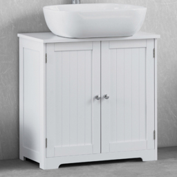 Bath Vida Priano 2 Door Sink Cabinet - Size: 60 x 60 x 30cm - Wilko - thumbnail 1