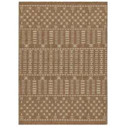 Yard Seagrove Natural Jute Effect Indoor and Outdoor Rug 120 x 120cm - Cream - Wilko