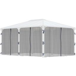 Palram Canopia 2.14 x 4.01m Rectangular Gazebo Net - Size: 2.14 x 4m - Grey - Wilko - thumbnail 1