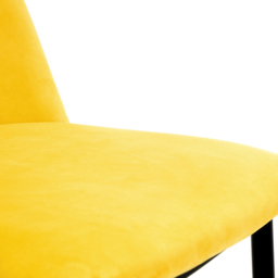 Julian Bowen Delaunay Set of 2 Mustard Dining Chair - Orange - Wilko - thumbnail 7