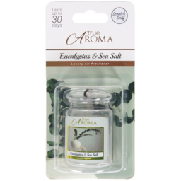 True Aroma Hanging Jar Air Freshener Eucalyptus and Sea Salt - Wilko - thumbnail 1