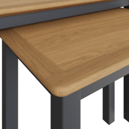 FWStyle Taberno Graphite Blue Nest of Table Set of 2 - Wilko - thumbnail 4