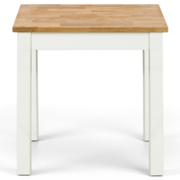 Julian Bowen Coxmoor Ivory and Oak Lamp Table - Size: 50 x 50 x 48cm - Multi - Wilko - thumbnail 4