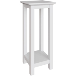 FWStyle Palma White Ready Assembled Side Lamp Table - Size: 55 x 24 x 24cm - Wilko - thumbnail 3