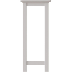 FWStyle Palma White Ready Assembled Side Lamp Table - Size: 55 x 24 x 24cm - Wilko - thumbnail 5