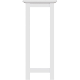FWStyle Palma White Ready Assembled Side Lamp Table - Size: 55 x 24 x 24cm - Wilko - thumbnail 4
