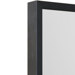 MirrorOutlet The Artus Black Aluminium Edged Wall Mirror 90 x 60cm - Wilko - thumbnail 5