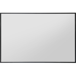 MirrorOutlet The Artus Black Aluminium Edged Wall Mirror 90 x 60cm - Wilko - thumbnail 4