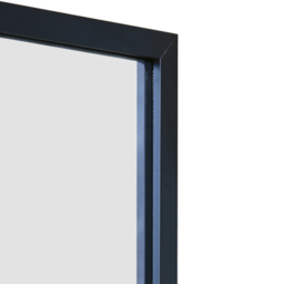 MirrorOutlet The Artus Black Aluminium Edged Wall Mirror 90 x 60cm - Wilko - thumbnail 6