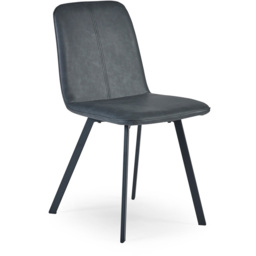 Julian Bowen Goya Set of 2 Antique Black Dining Chair - Wilko - thumbnail 4