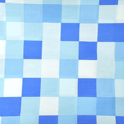 Velosso Checkered Blue Filled Cushion 43 x 43cm 2 Pack - Wilko - thumbnail 3