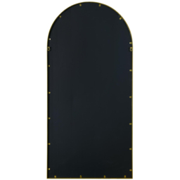 MirrorOutlet The Arcus Gold Framed Arched Garden Wall Mirror 120 x 60cm - Size: 120 x 60 x 3cm - Wilko - thumbnail 5