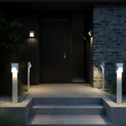 Nordlux Pontio 15 White Outdoor Wall Light - Size: 19 x 15 x 9cm - Wilko - thumbnail 3