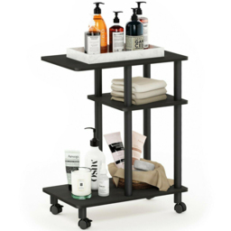Walplus Espresso 2 Shelf Black U Shape Turn-N-Tube Side Table - Size: 29.49 x 56.79 x 50.01cm - Wilko - thumbnail 5