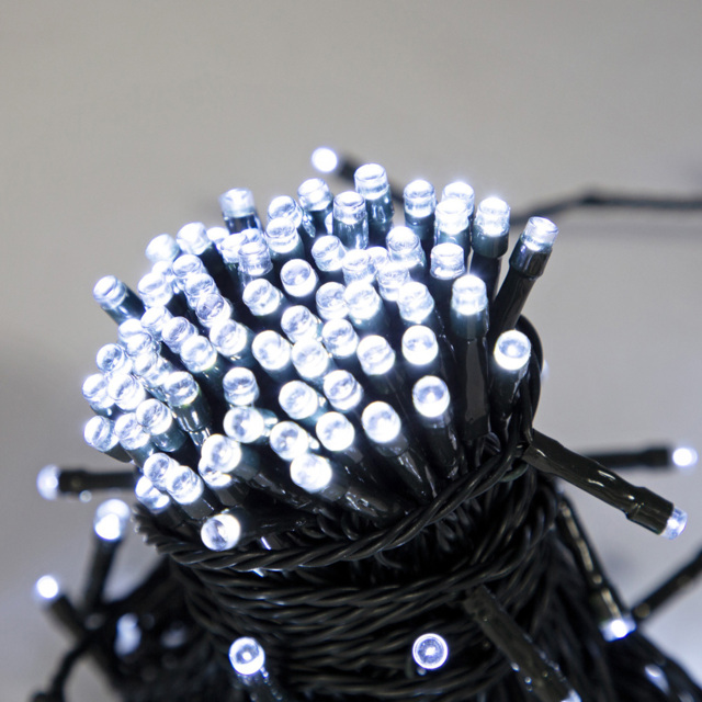 The Christmas Workshop 200 LED White String Light - Wilko - image 1