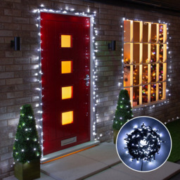 The Christmas Workshop 200 LED White String Light - Wilko - thumbnail 6