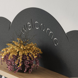 Decortie Cloudy 84cm Oak Modern Wall Mounted Floating Shelf with 6 Hook - Size: 39.4 x 84 x 14.2cm - Brown - Wilko - thumbnail 4