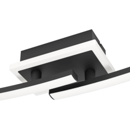 EGLO Lungolago Black Steel Minimalist Ceiling Light - Size: 6 x 14 x 74cm - Wilko - thumbnail 4