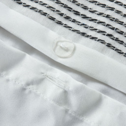 Intimates Arlo Double Tufted Duvet Set - White - Wilko - thumbnail 4