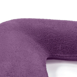 Velosso Purple Teddy Fleece V Shape Pillow - Size: 80 x 80cm - Wilko - thumbnail 4