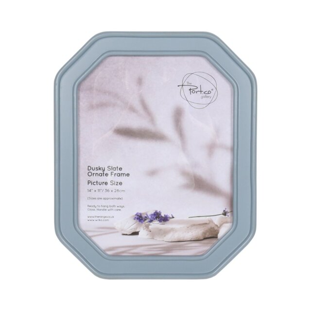 Ornate Photo Frame - Dusky Slate/14 x 11in - Wilko - image 1