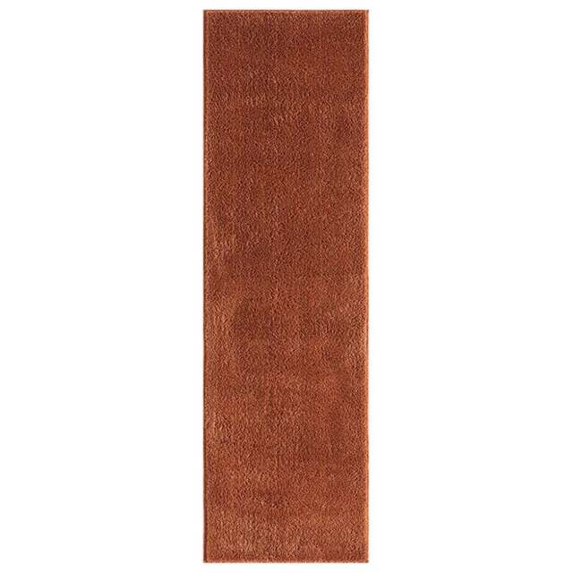 Desire Rugs Comfy Terracotta Anti Slip Felt Backing Rug 60 x 200cm - Orange - Wilko - image 1