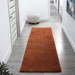 Desire Rugs Comfy Terracotta Anti Slip Felt Backing Rug 60 x 200cm - Orange - Wilko - thumbnail 3