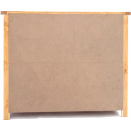 Cabinet Bits Lugo 6 Drawer Brown Brass Cup Handle Chest of Drawers - Wilko - thumbnail 7