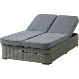 Sunjoy 2 Person Grey Patio Lounge Chair - Size: 32.2 x 112 x 32.2cm - Wilko - thumbnail 3