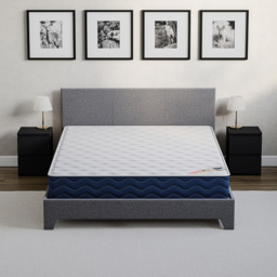 Vida Designs King Gel Memory Foam Bonnell Spring Mattress - White - Wilko - thumbnail 3
