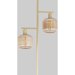 Micah Floor Lamp Champagne and Gold - Wilko - thumbnail 5