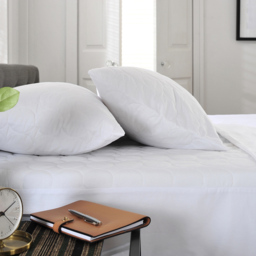 The Lyndon Company Double Cotton Quilted Mattress Protector - White - Wilko - thumbnail 3