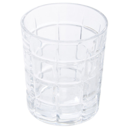 Premier Housewares Auclair Check Glass Tumblers 4 Pack - Size: 8 x 8 x 10cm - Wilko - thumbnail 3