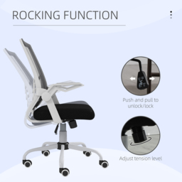 Portland Black Swivel Office Computer Chair - Size: 62.5 x 55 x 104cm - Wilko - thumbnail 6