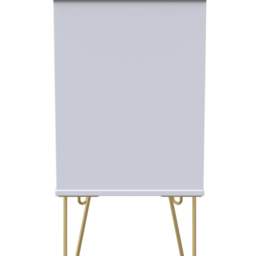 Crowndale Diamond 3 Drawer Matt Indigo and White Chest of Drawers - Wilko - thumbnail 5