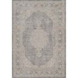 Desire Rugs Maia Grey Orchid Floral Non Slip Rug 120 x 180cm - Wilko - thumbnail 1