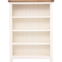 Lovere 4 Shelf Off White Wide Bookcase - Wilko - thumbnail 3