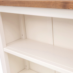 Lovere 4 Shelf Off White Wide Bookcase - Wilko - thumbnail 7
