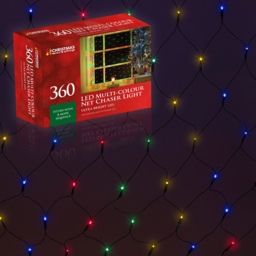 The Christmas Workshop 360 Multicolour LED Net String Light - Wilko - thumbnail 4