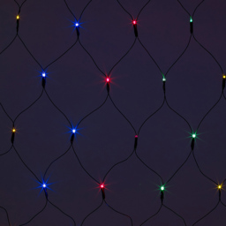 The Christmas Workshop 360 Multicolour LED Net String Light - Wilko - thumbnail 1