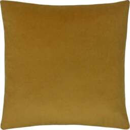 Paoletti Sunningdale Saffron Square Velvet Cushion - Size: 50 x 50 cm - Multi - Wilko - thumbnail 1