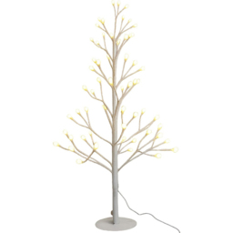 Xmas Haus 120 Warm White and White Micro LED Pre-Lit Artificial Christmas Tree 4ft - Wilko - thumbnail 4
