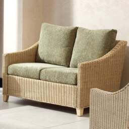 Desser Furniture Dijon 2 Seater Jubilee Sage Sofa - Cream - Wilko - thumbnail 1