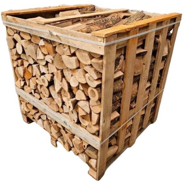 Warma Birch Logs Large Crate 450kg - brown - Wilko - image 1