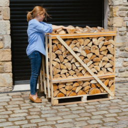 Warma Birch Logs Large Crate 450kg - brown - Wilko - thumbnail 3